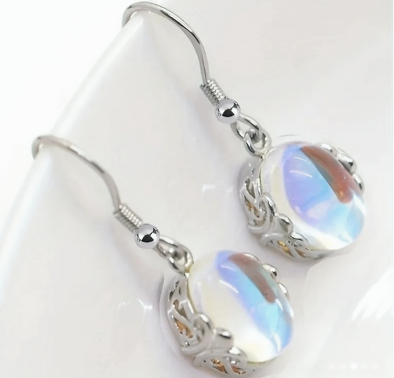 Moonstone Drop Earrings