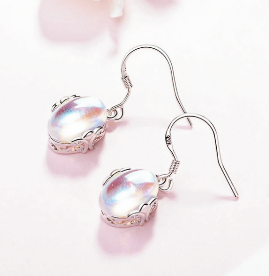 Moonstone Drop Earrings