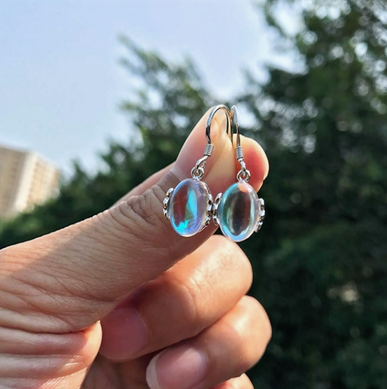 Moonstone Drop Earrings
