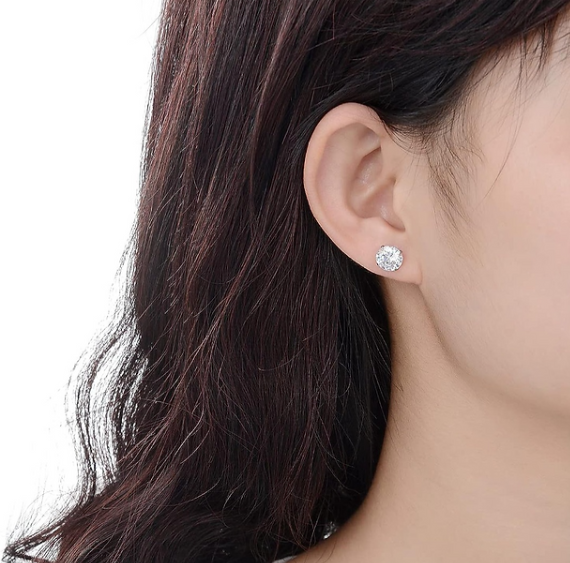Cubic Zirconia Stud Earrings