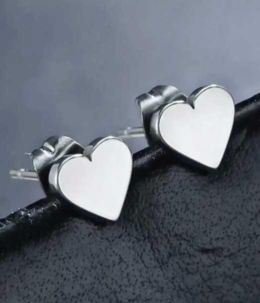 "Heart" Stud Earrings