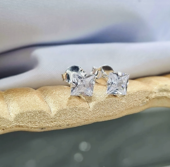 Classic Cubic Zirconia Stud Earrings