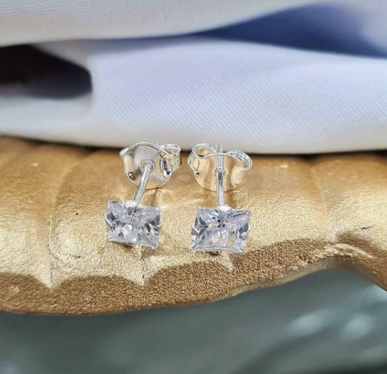 Classic Cubic Zirconia Stud Earrings