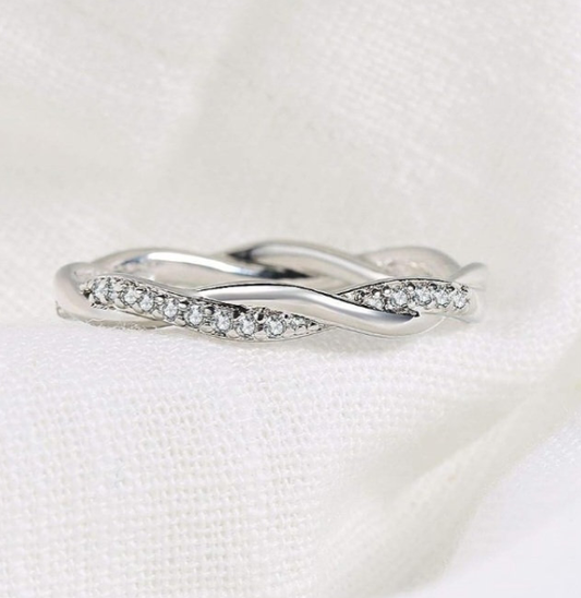 Cross-Wound Zirconia Ring