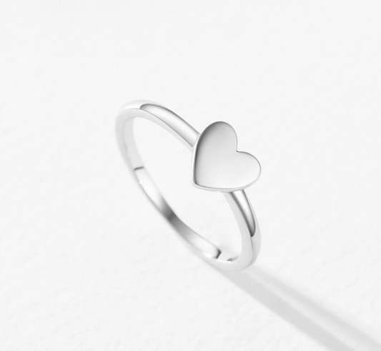 Minimalist Heart Ring