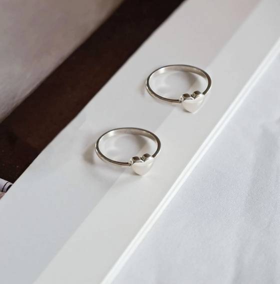 Minimalist Heart Ring