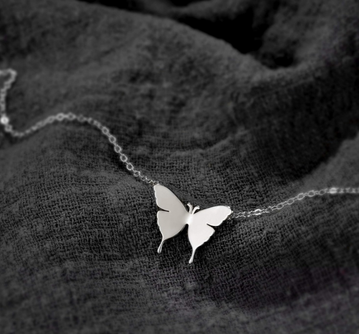 Quiet Butterfly Necklace