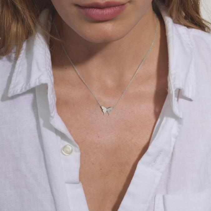 Quiet Butterfly Necklace