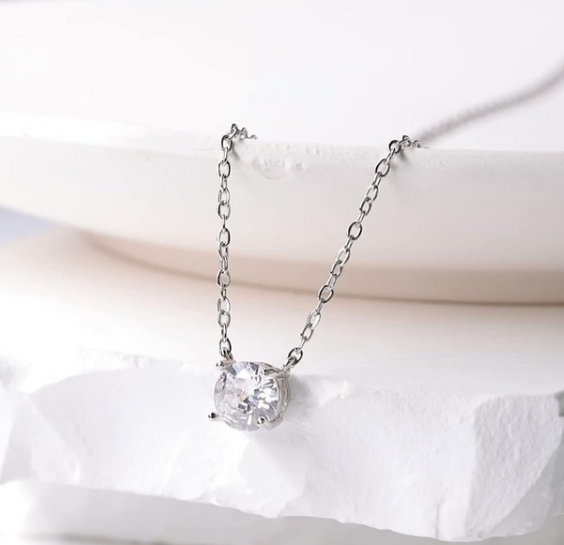 Delicate 16-18" Silver Pendant Necklace – Everyday 925 Jewelry