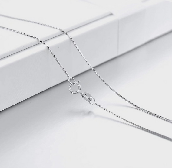 Minimalist 15" Collarbone Chain – 925 Sterling Silver