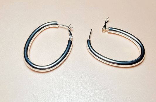 Sterling Silver Earrings 4 mm