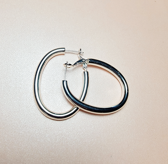Sterling Silver Earrings 4 mm