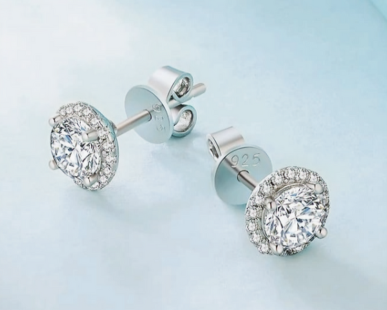 Sterling 925 Silver Stud Earrings