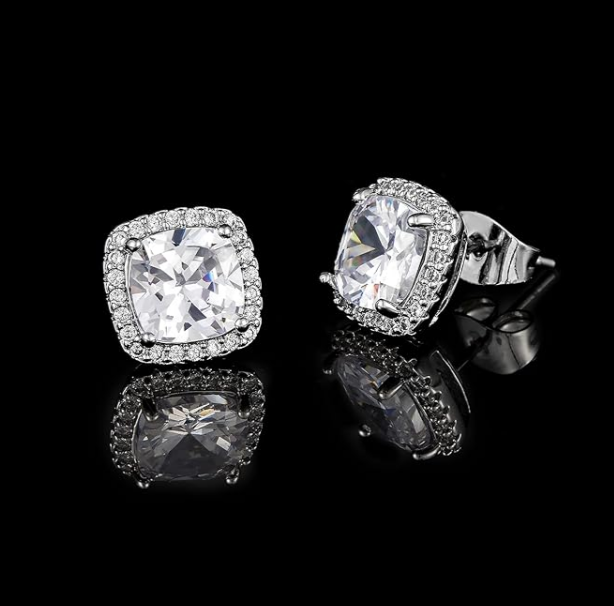 Sterling 925 Silver Stud Earrings