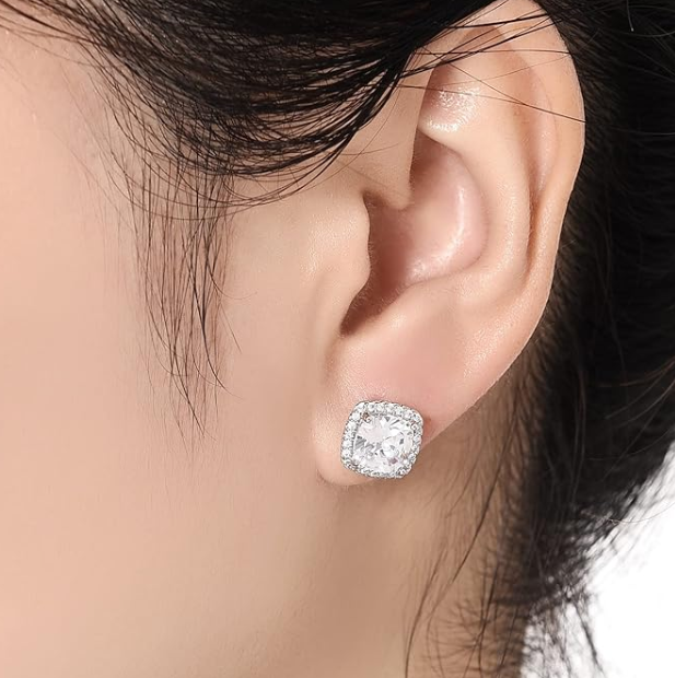 Sterling 925 Silver Stud Earrings