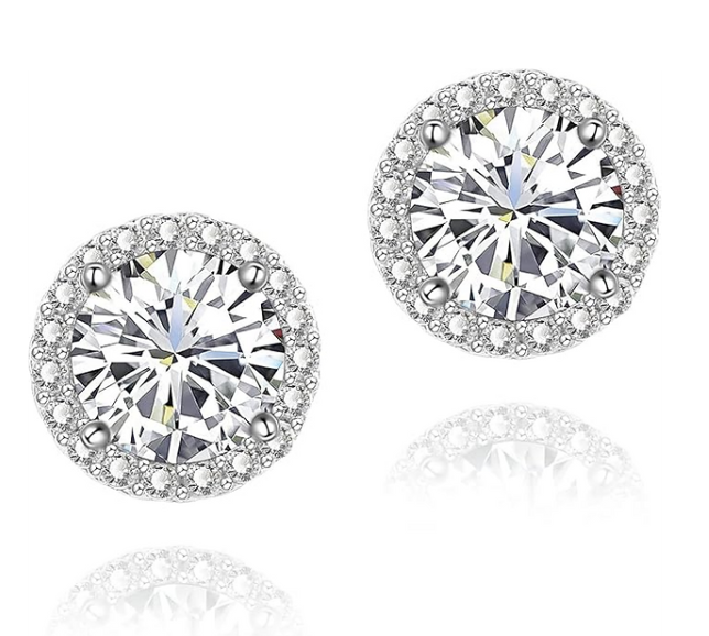Sterling 925 Silver Stud Earrings