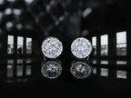 Brilliant Stud Earrings – 925 Sterling Silver Hypoallergenic