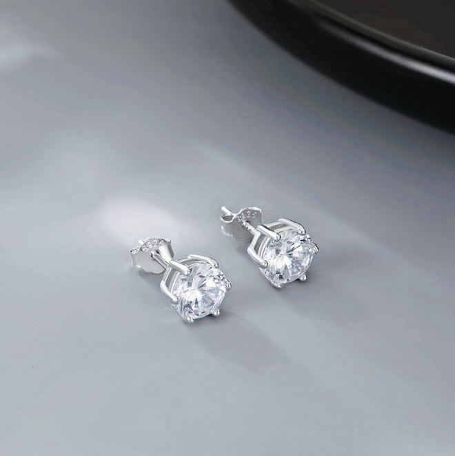 Sterling 925 Silver Stud Earrings