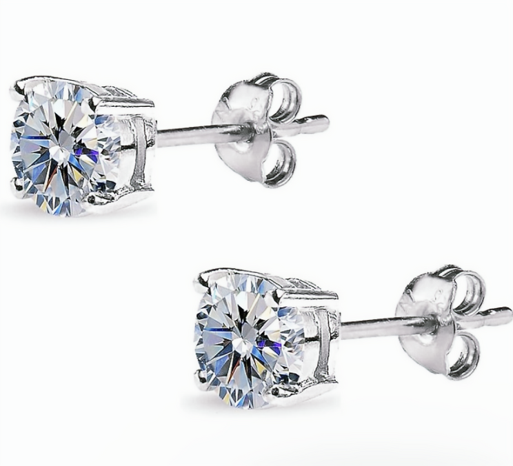 Sterling 925 Silver Stud Earrings