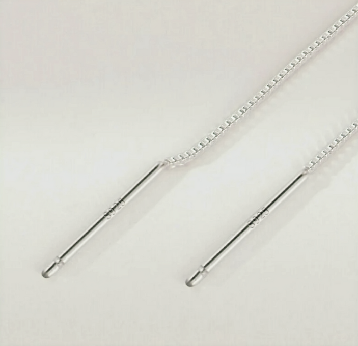 Sterling Silver Chain Earrings