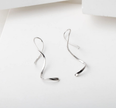 Spiral Threader Earrings – 925 Sterling Silver Minimalist Jewelry
