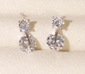 Brilliant Cubic Zirconia Drop Earrings – 925 Sterling Silver