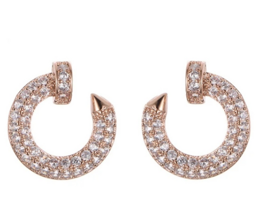 Sparkling Round Hoop Earrings – Premium Sterling Silver Jewelry