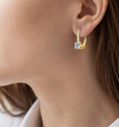 Classic Leverback Drop Earrings – 925 Sterling Silver with Cubic Zirconia