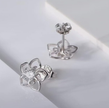 Amethyst Flower Earrings – Elegant 925 Sterling Silver Jewelry