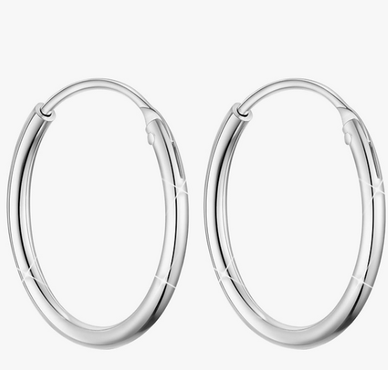 Sterling Silver Hoop Earrings