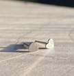 Dainty Heart Stud Earrings – 925 Sterling Silver Minimalist Jewelry