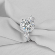 Elegant 925 Sterling Silver Solitaire Ring – Brilliant Cut Stone