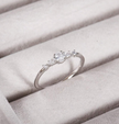 Elegant 925 Sterling Silver Solitaire Ring – Brilliant Cut Stone