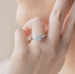 Elegant 925 Sterling Silver Solitaire Ring – Brilliant Cut Stone