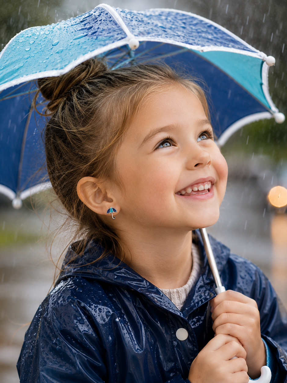 Playful & Hypoallergenic Kids Enamel Stud Earrings Collection