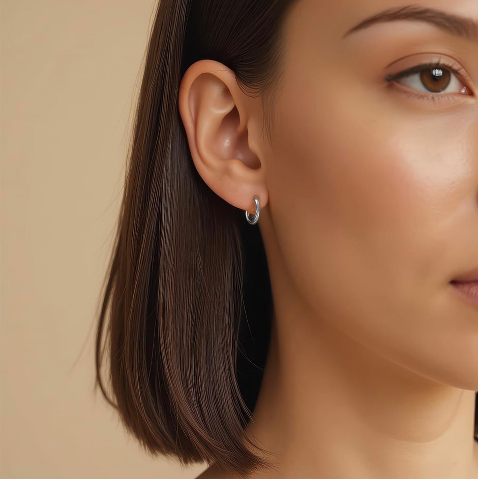 Classic Small Silver Hoop Earrings – Perfect Everyday Jewelry Essentials