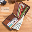 Men's Slim Bifold Genuine Leather Wallet – RFID Blocking