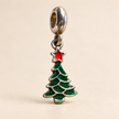 Christmas Holiday Enamel Charms – Festive European Bracelet Beads & Dangles