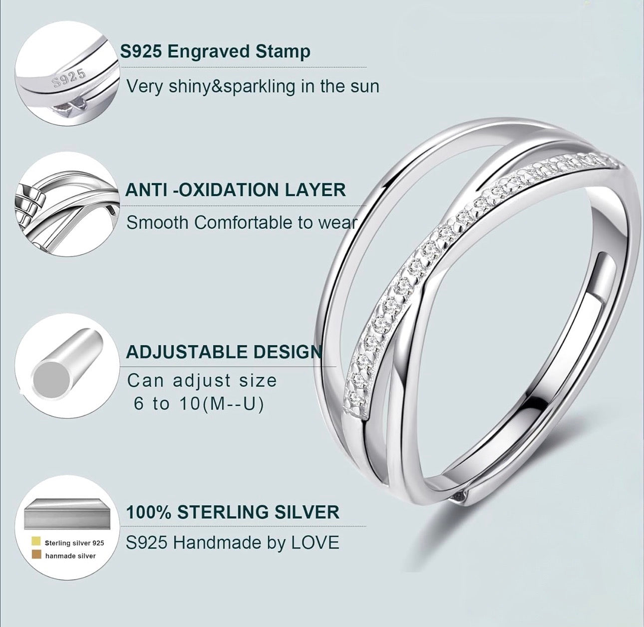 Twist Love Knot Dainty Ring