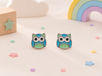 Playful & Hypoallergenic Kids Enamel Stud Earrings Collection