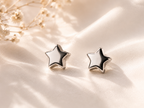 Minimalist 7mm Stainless Steel Star Stud Earrings