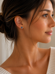 Dainty 6mm Stainless Steel Celestial Planet Stud Earrings
