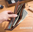 Men's Slim Bifold Genuine Leather Wallet – RFID Blocking
