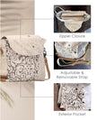 Factural Canvas & Leather Messenger Bag - Work to Weekend