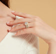 Luxury Cubic Zirconia Bridal Ring Set – Perfect Wedding & Engagement Duo