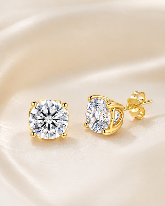 Moissanite Earrings 1.6 CTW