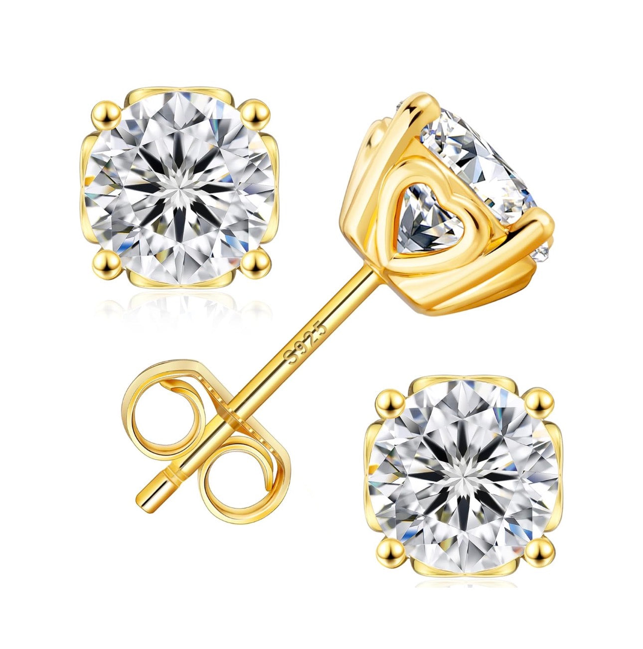 KRKCLIFE Moissanite Earrings