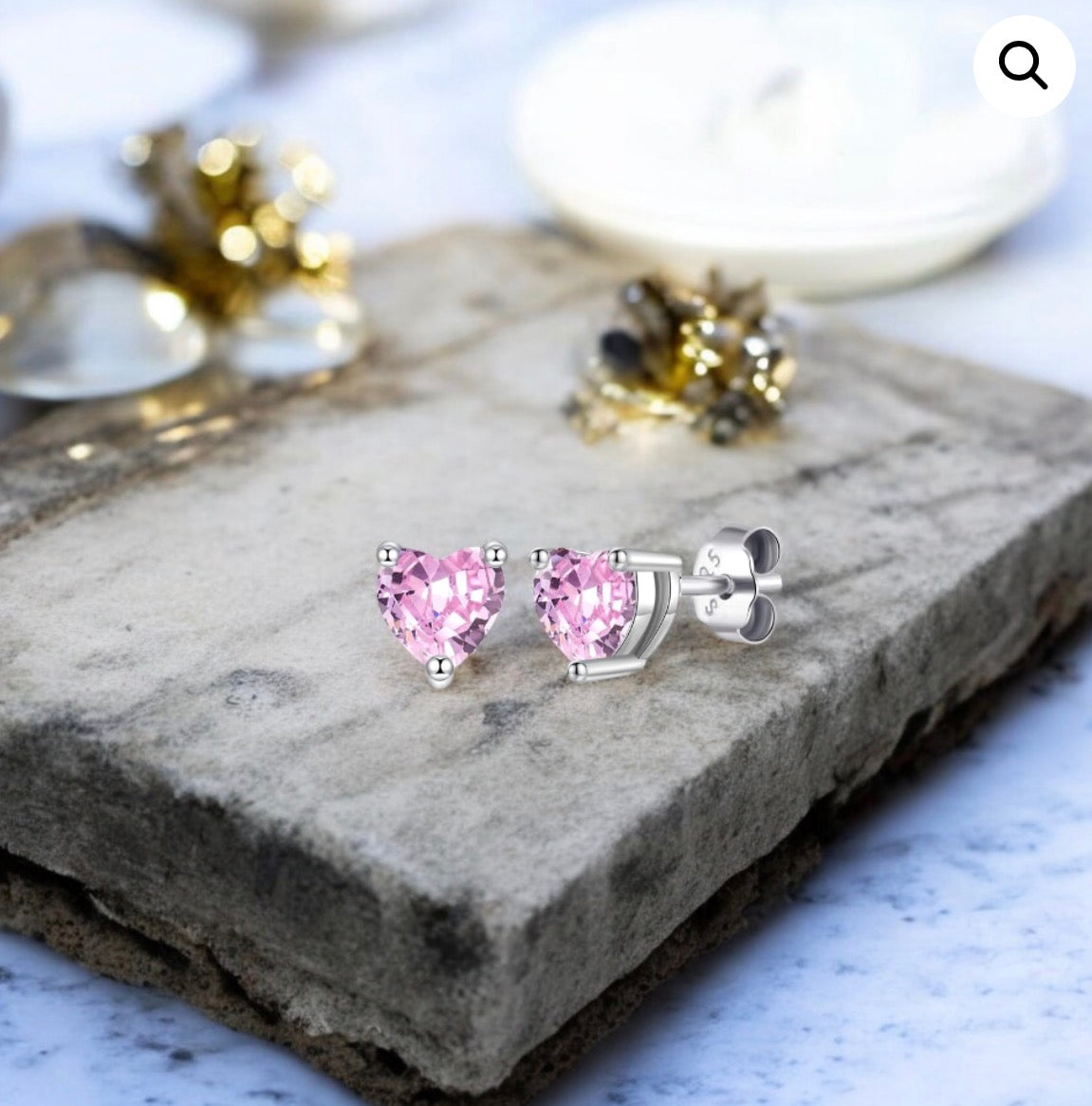 Heart Stud Earrings
