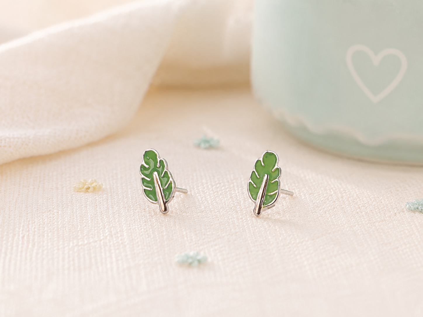 Playful & Hypoallergenic Kids Enamel Stud Earrings Collection