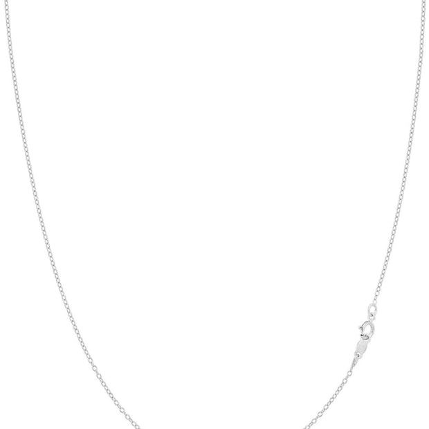 Minimalist Silver Cable Chain Necklace – High-Quality 925 Sterling Silver